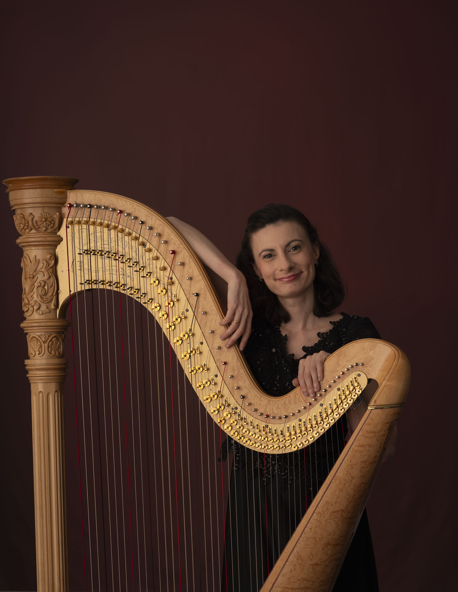 A instrumentista Clémence Boinot. Foto de Eugênio Sávio.