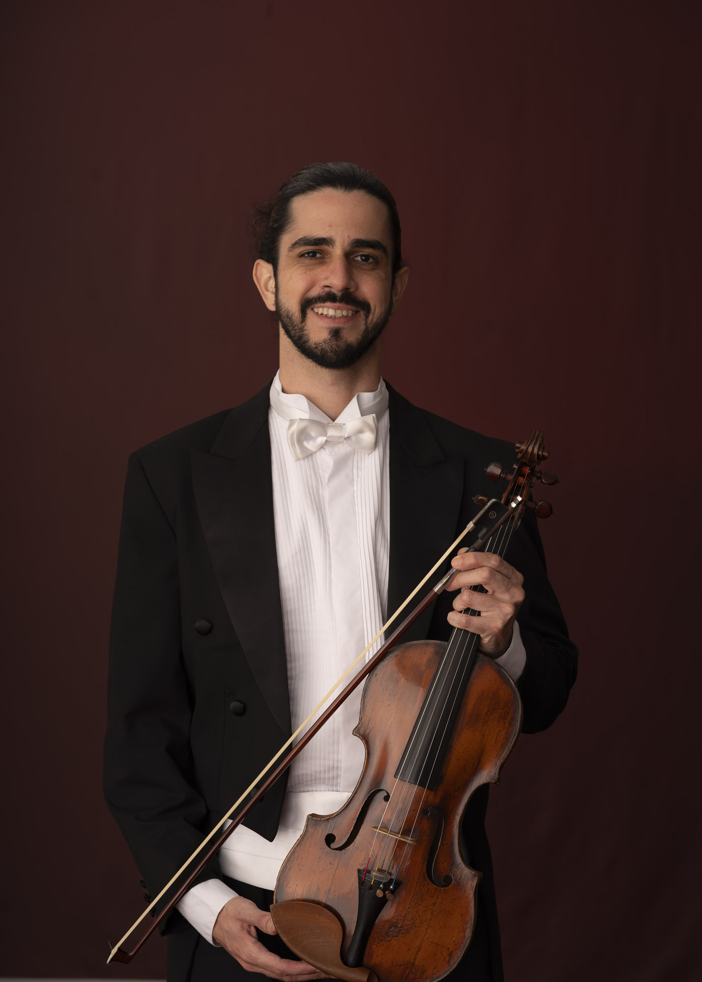 O violinista Daniel Mendes. Foto de Eugênio Sávio.
