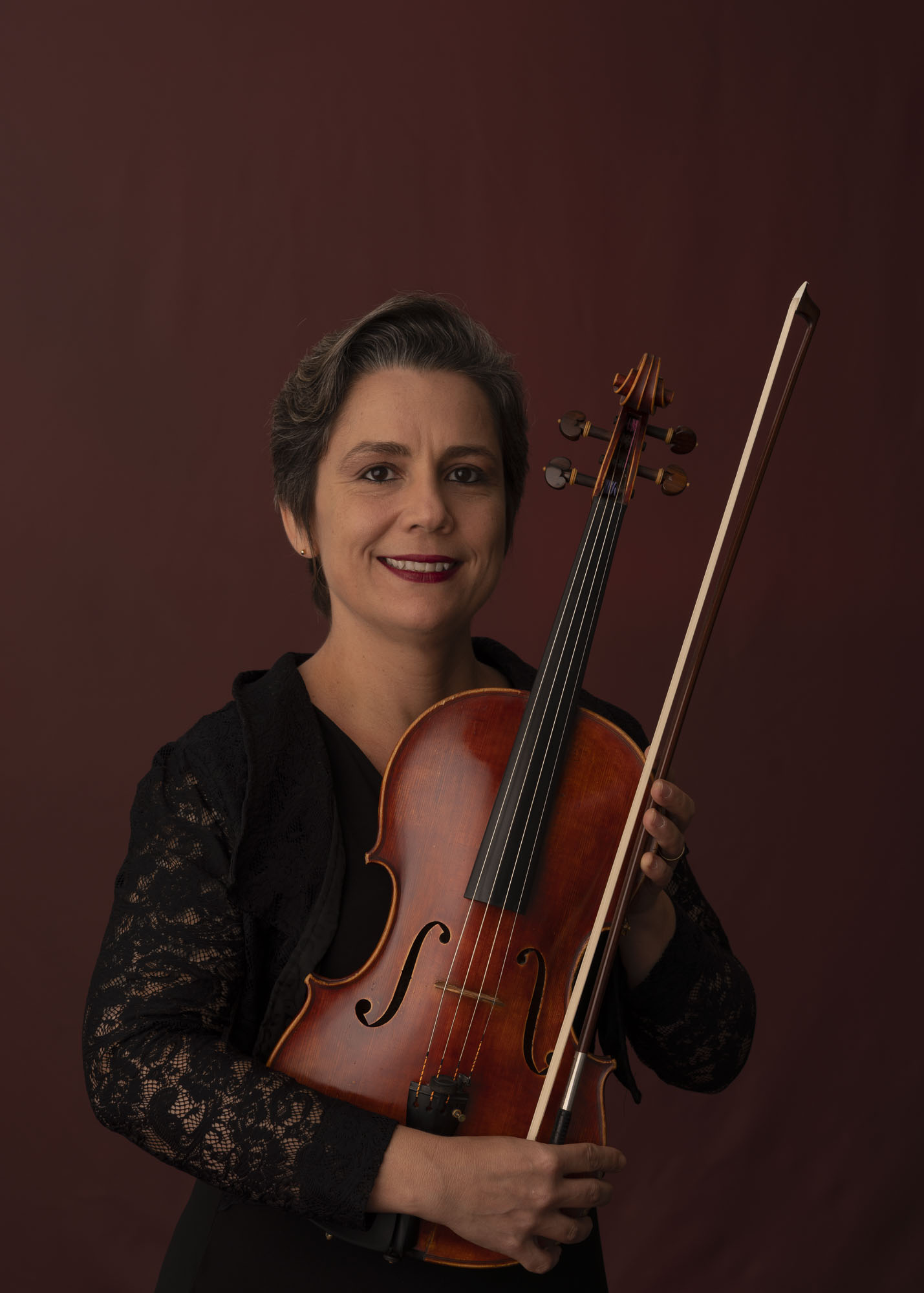 A instrumentista Flávia Motta. Foto de Eugênio Sávio.