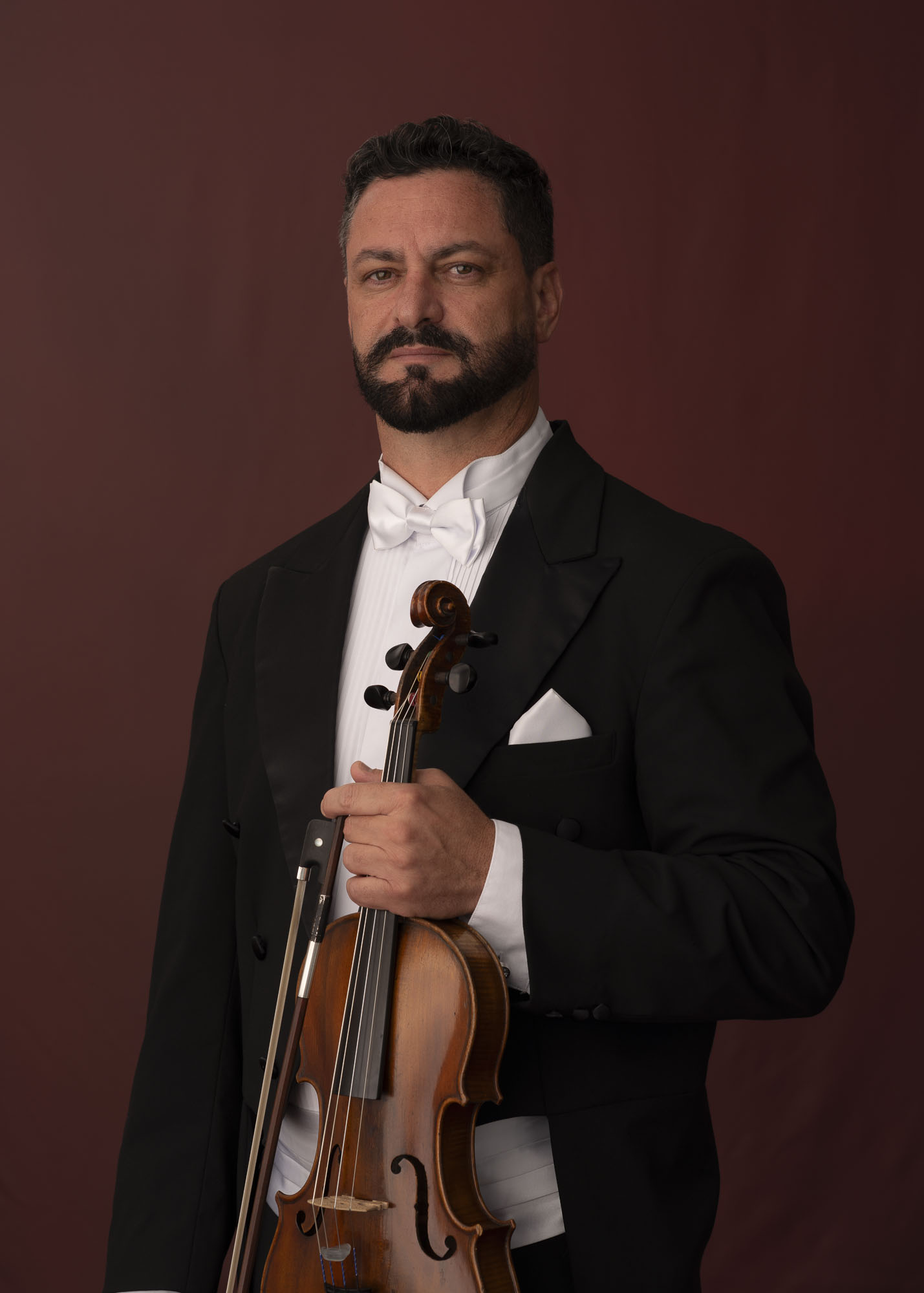 O instrumentista Gilberto Paganini. Foto de Eugênio Sávio.