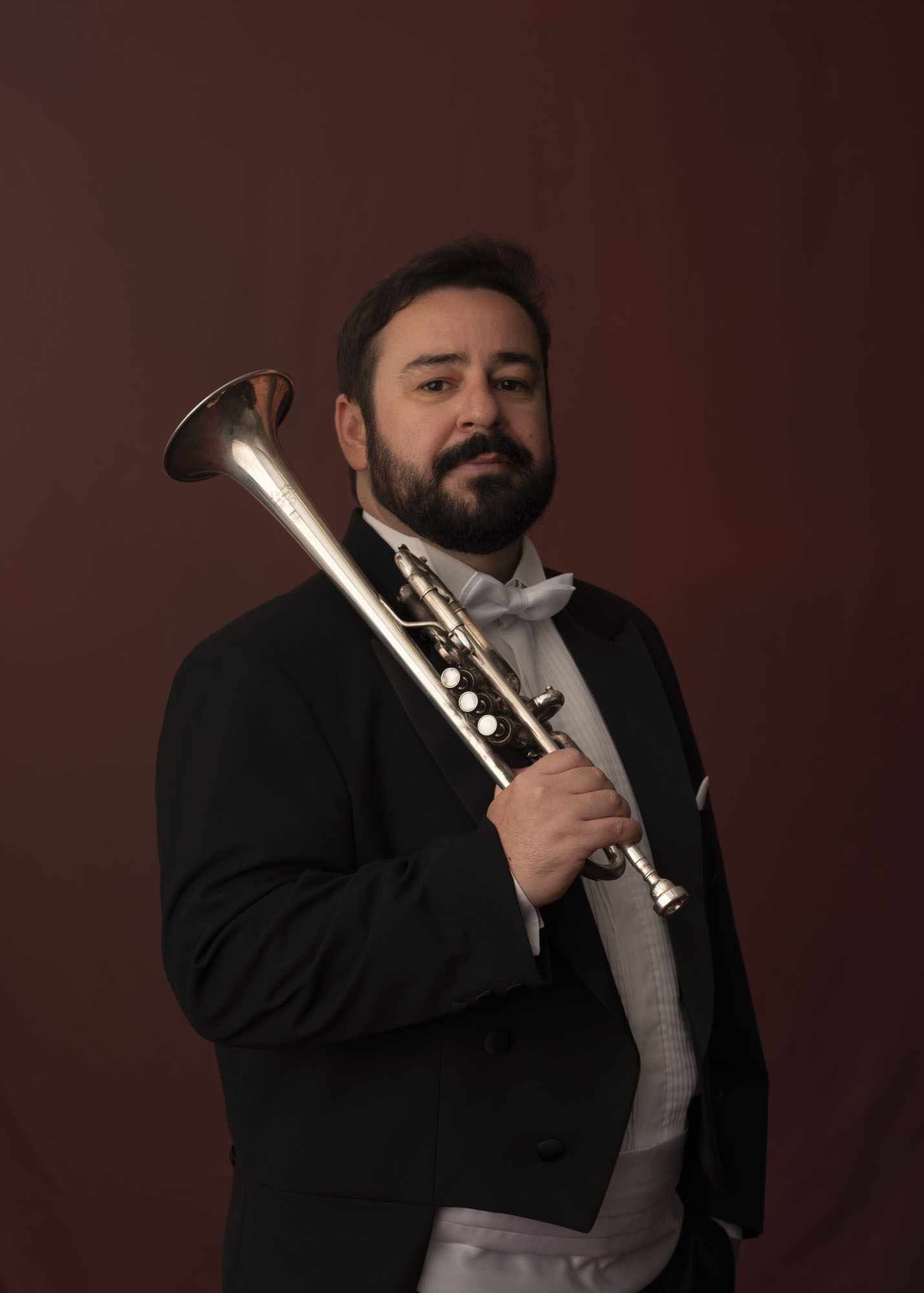 Foto do trompetista Tássio Furtado