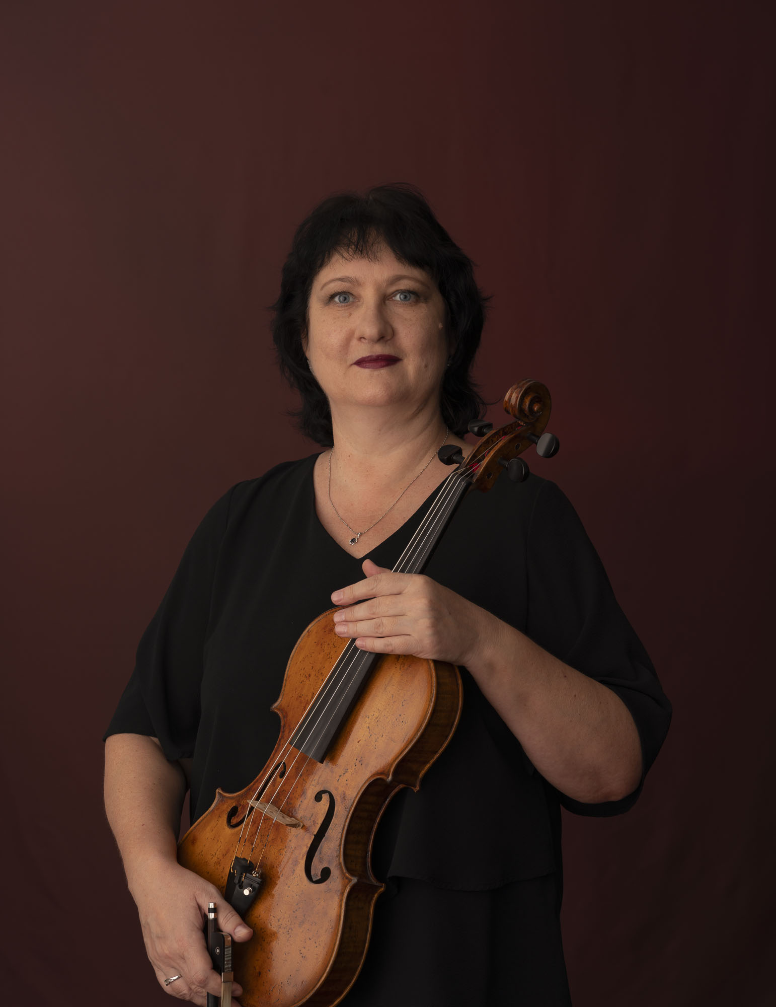 Foto da violonista Valentina Shmyreva