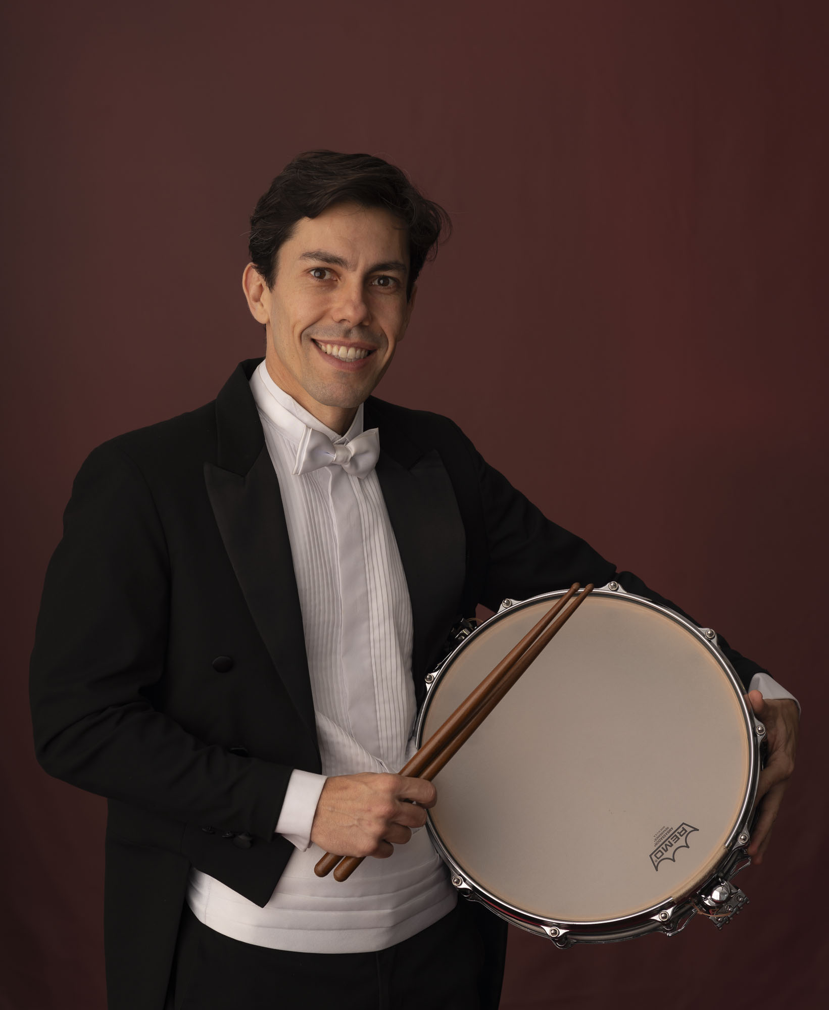 O percussionista Rafael Alberto. Foto de Eugênio Sávio.